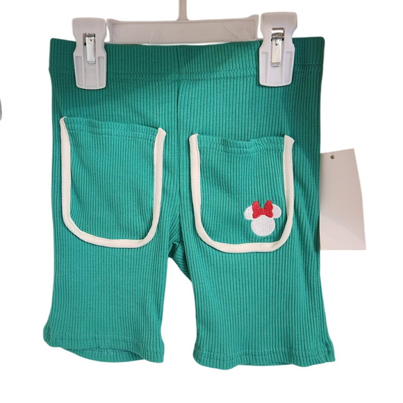 NWT Minnie Mouse Girls Sweatshirt Shorts Set Disney Disneyworld 6T - Picture 3 of 8